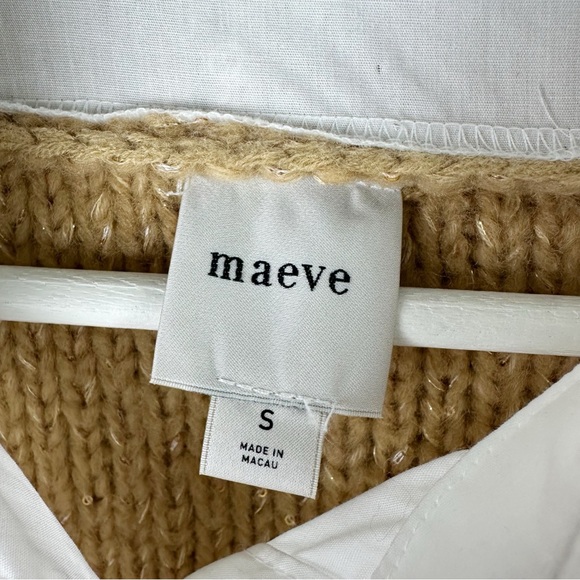 Anthropologie MAEVE Layered Sparkle Cardigan Sweater Dress - Picture 6 of 8